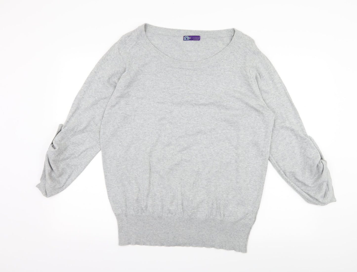 AJC Womens Grey  Knit Pullover Jumper Size 18