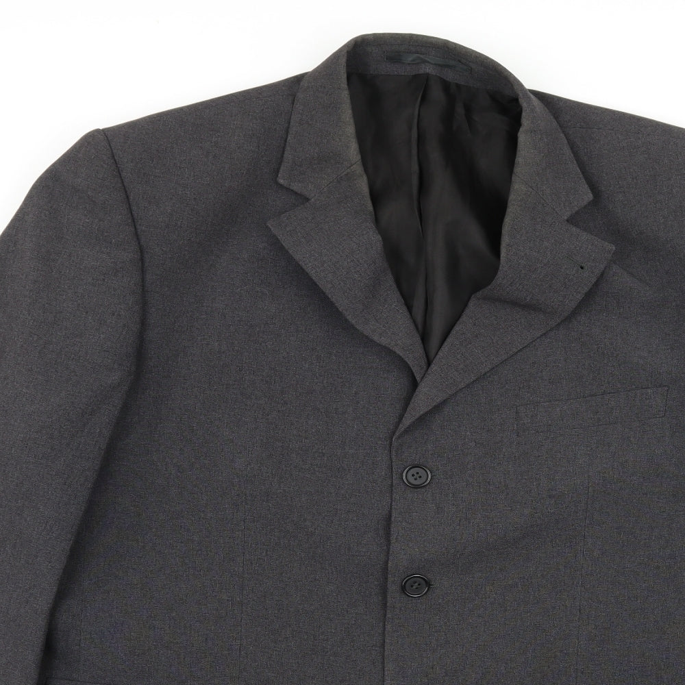 F&F Mens Grey   Jacket Suit Jacket Size L