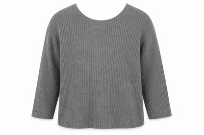H&M Womens Grey  Knit Pullover Jumper Size L