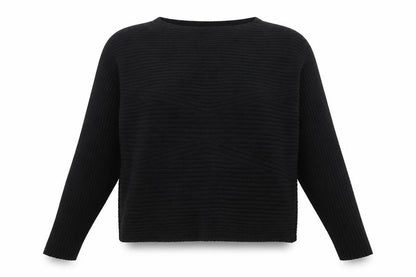 KappAhl Womens Black  Knit Pullover Jumper Size M