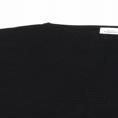 KappAhl Womens Black  Knit Pullover Jumper Size M