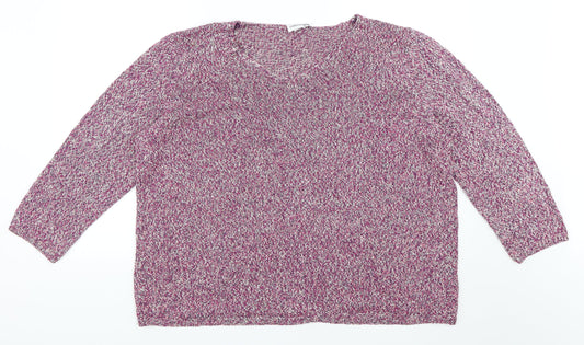 Collection L Womens Pink   Pullover Jumper Size XL