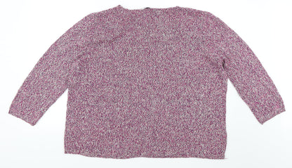Collection L Womens Pink   Pullover Jumper Size XL
