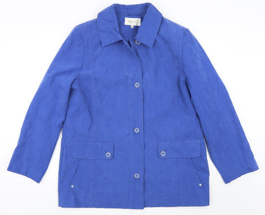 Womens UK Size 14 EWM Blue Jacket