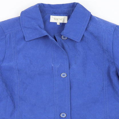 Womens UK Size 14 EWM Blue Jacket