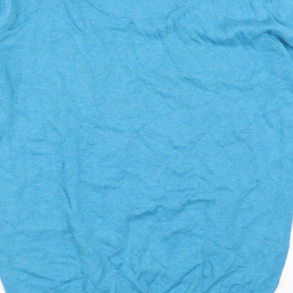 Sandstone Mens Blue   Pullover Jumper Size S