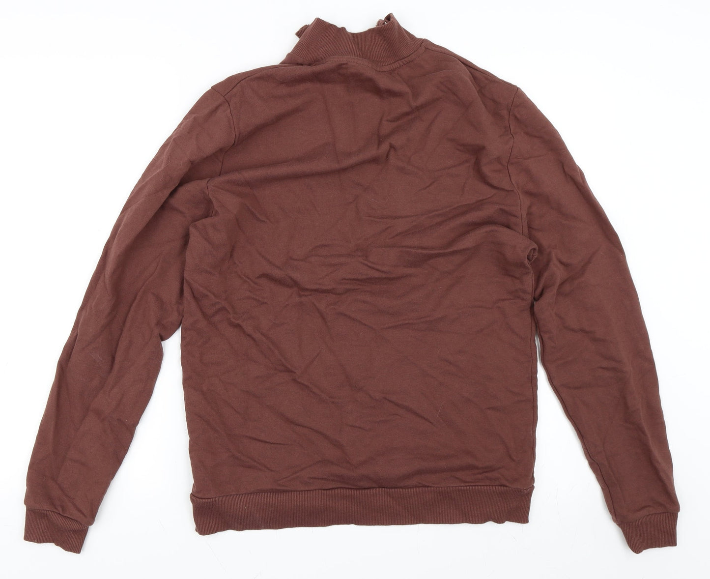 Womens UK Size S ASOS Brown Henley Sweatshirt