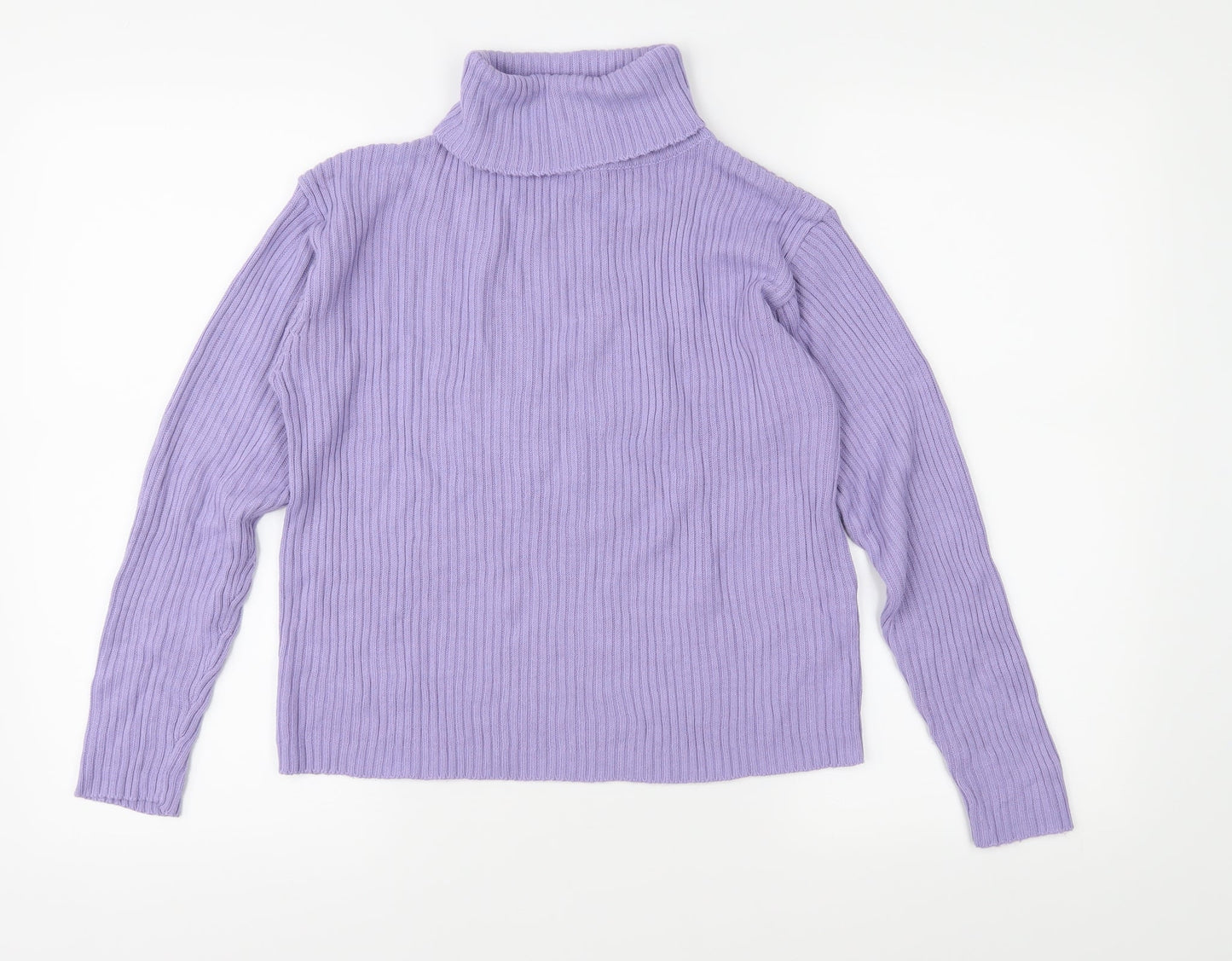 Sophie Girls Purple  Knit Pullover Jumper Size 14 Years