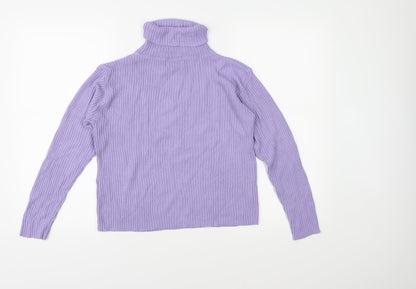 Sophie Girls Purple  Knit Pullover Jumper Size 14 Years