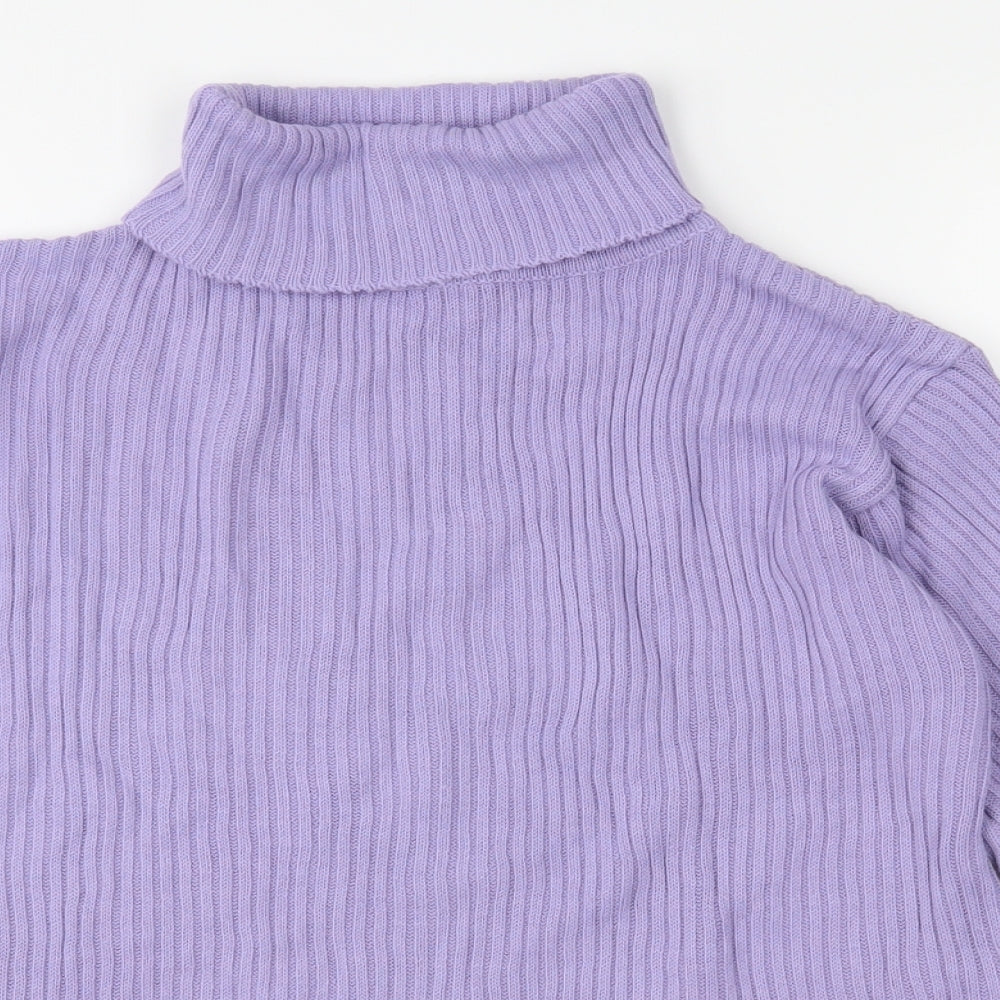 Sophie Girls Purple  Knit Pullover Jumper Size 14 Years