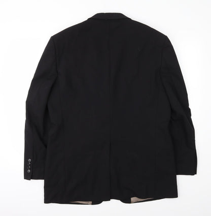 Mens UK Size 42 Preworn Regular Black Suit Jacket
