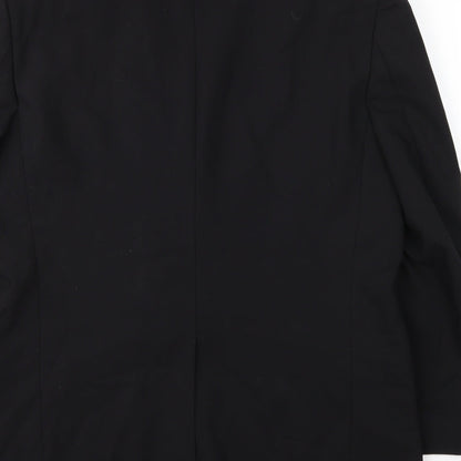 Mens UK Size 42 Preworn Regular Black Suit Jacket