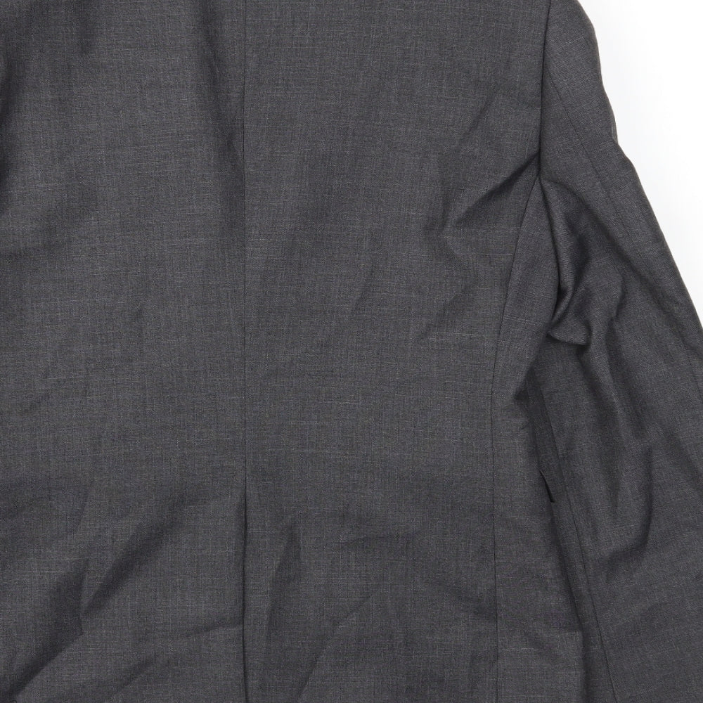 Mens UK Size 36 Burton Regular Grey Suit Jacket