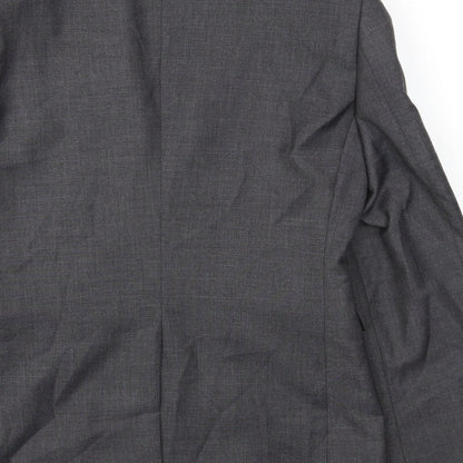 Mens UK Size 36 Burton Regular Grey Suit Jacket