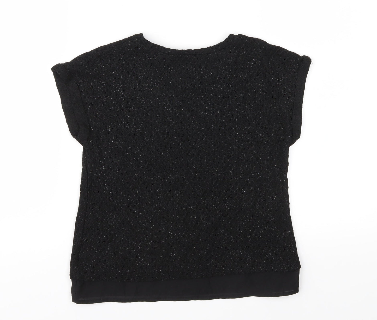 George Girls Black  Knit Pullover Jumper Size 8-9 Years