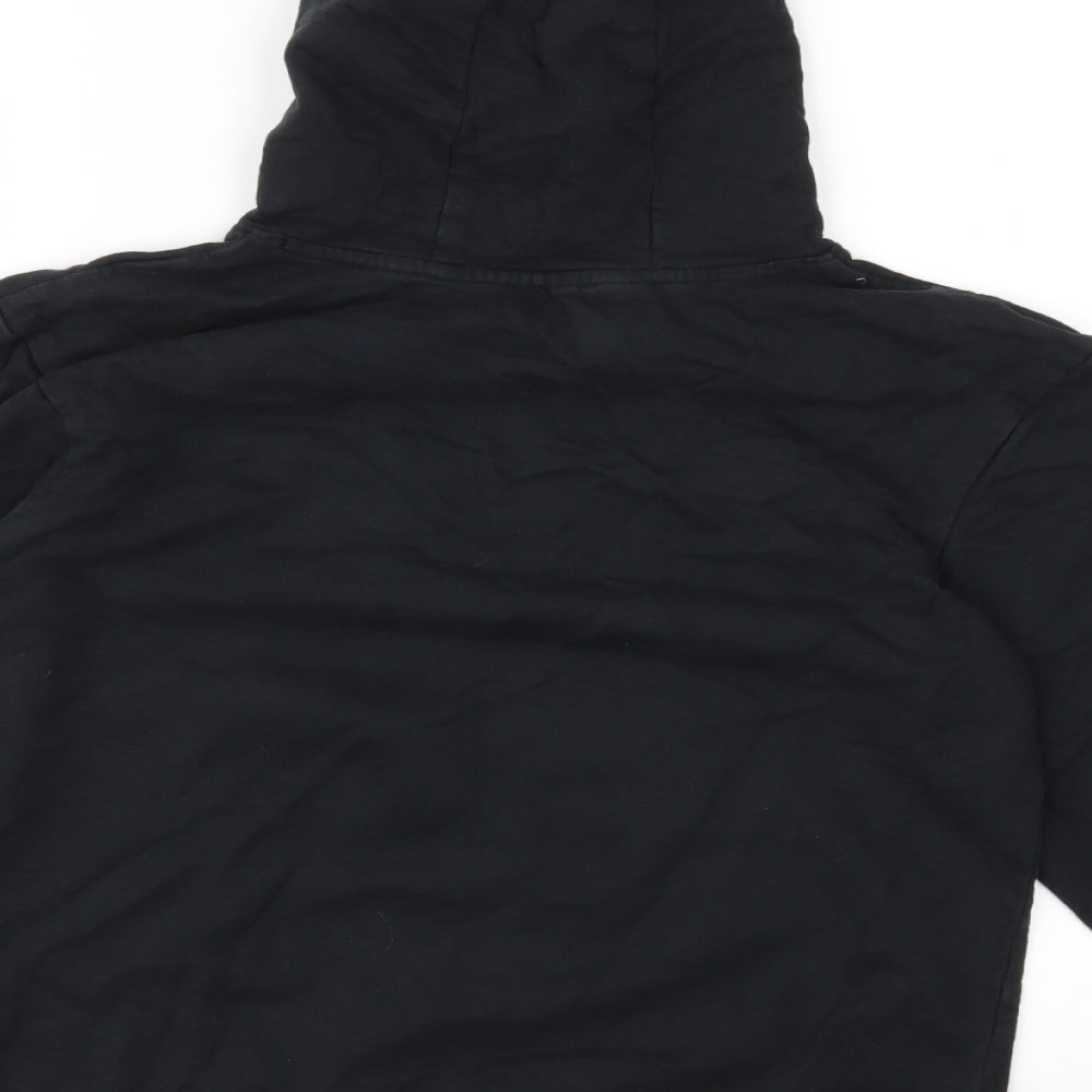 Bon Prix Boys Black  Jersey Pullover Hoodie Size 12-13 Years
