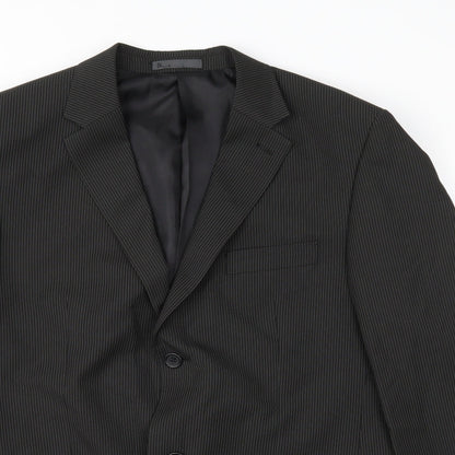Mens UK Size 40 BHS Regular Black Suit Jacket
