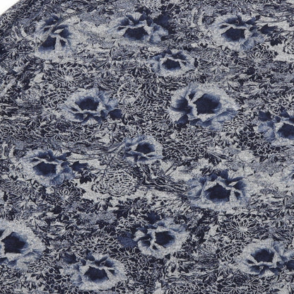 Marks and Spencer Womens Blue Floral  Pullover Jumper Size 14