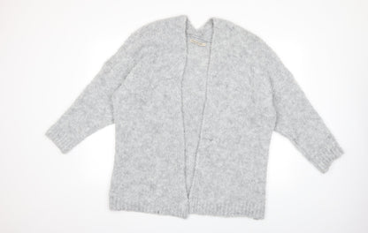 Vanessa Alexandra Womens Grey  Knit Cardigan Jumper Size L