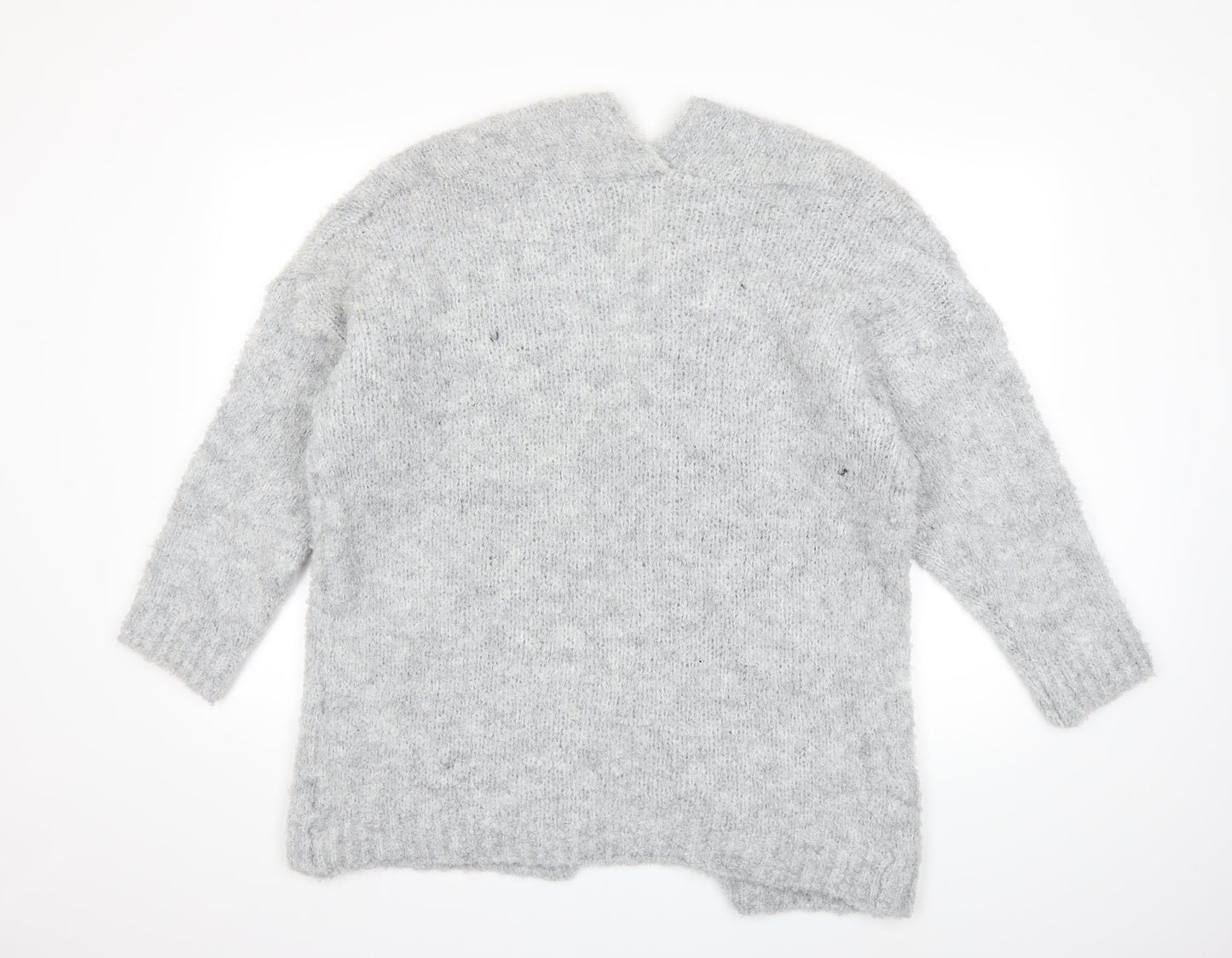 Vanessa Alexandra Womens Grey  Knit Cardigan Jumper Size L