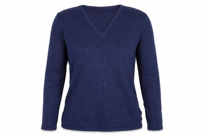 Yessica Womens Blue  Knit Pullover Jumper Size 10