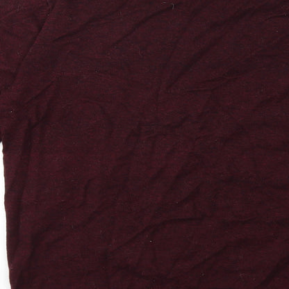 Easy Mens Red  Knit Pullover Jumper Size M