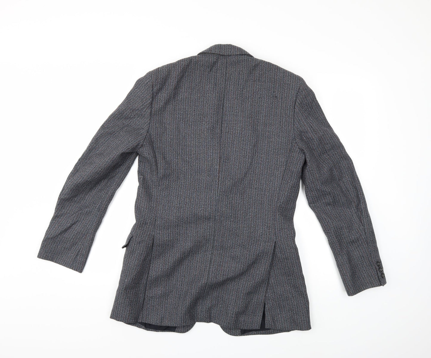Mens UK Size 38 Preworn Regular Grey Suit Jacket