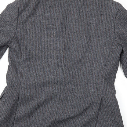 Mens UK Size 38 Preworn Regular Grey Suit Jacket