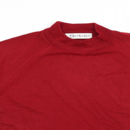 Berkertex Womens Red   Pullover Jumper Size 18