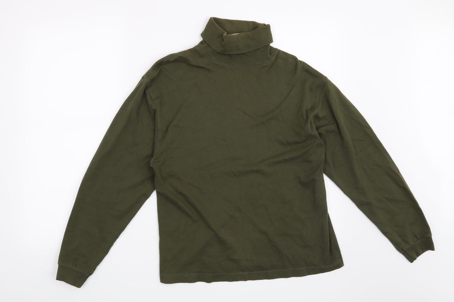 Compliments Womens Green   Pullover Sweatshirt Size S