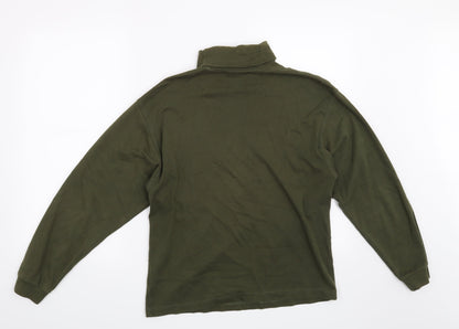 Compliments Womens Green   Pullover Sweatshirt Size S