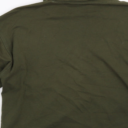 Compliments Womens Green   Pullover Sweatshirt Size S