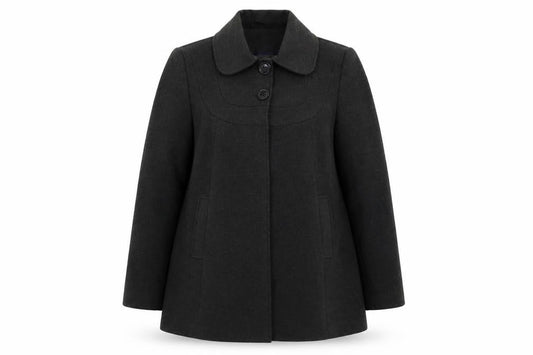 Womens UK Size 16 F&F Grey Overcoat