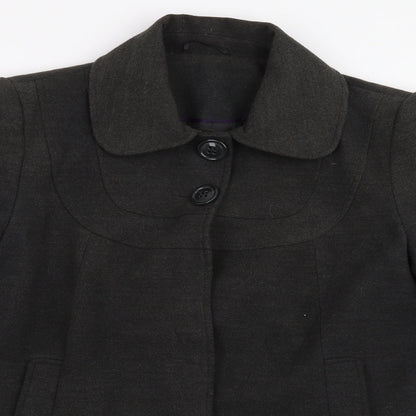 F&F Womens Grey   Overcoat Coat Size 16