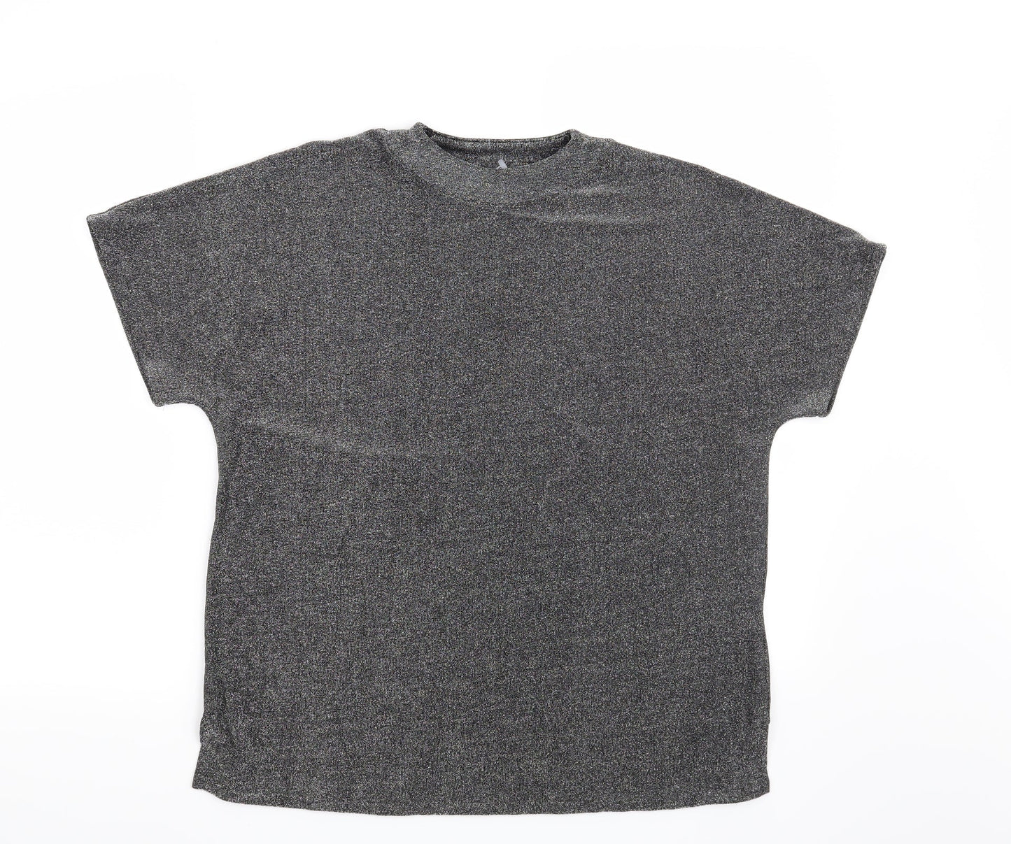 Womens UK Size 10 Marks and Spencer Grey Basic Blouse