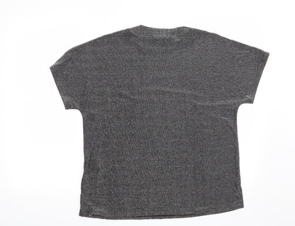 Womens UK Size 10 Marks and Spencer Grey Basic Blouse