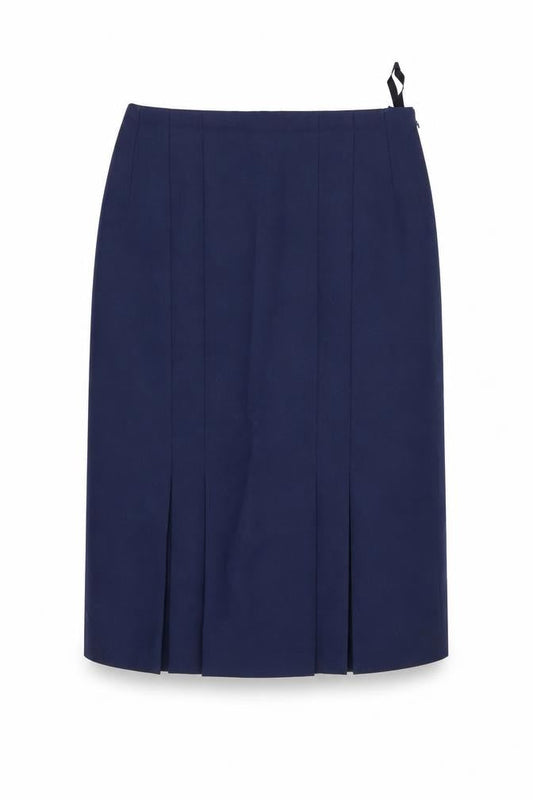 Preworn Womens Blue   A-Line Skirt Size 32 in