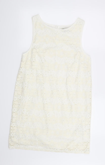 New Look Womens Beige Floral  Sheath  Size 14