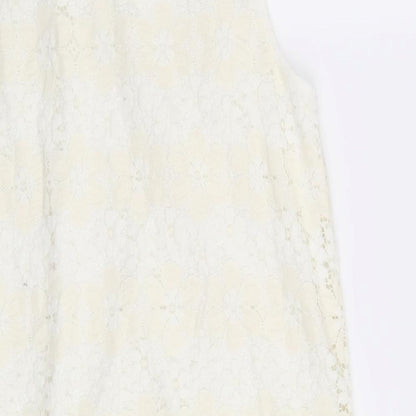 New Look Womens Beige Floral  Sheath  Size 14