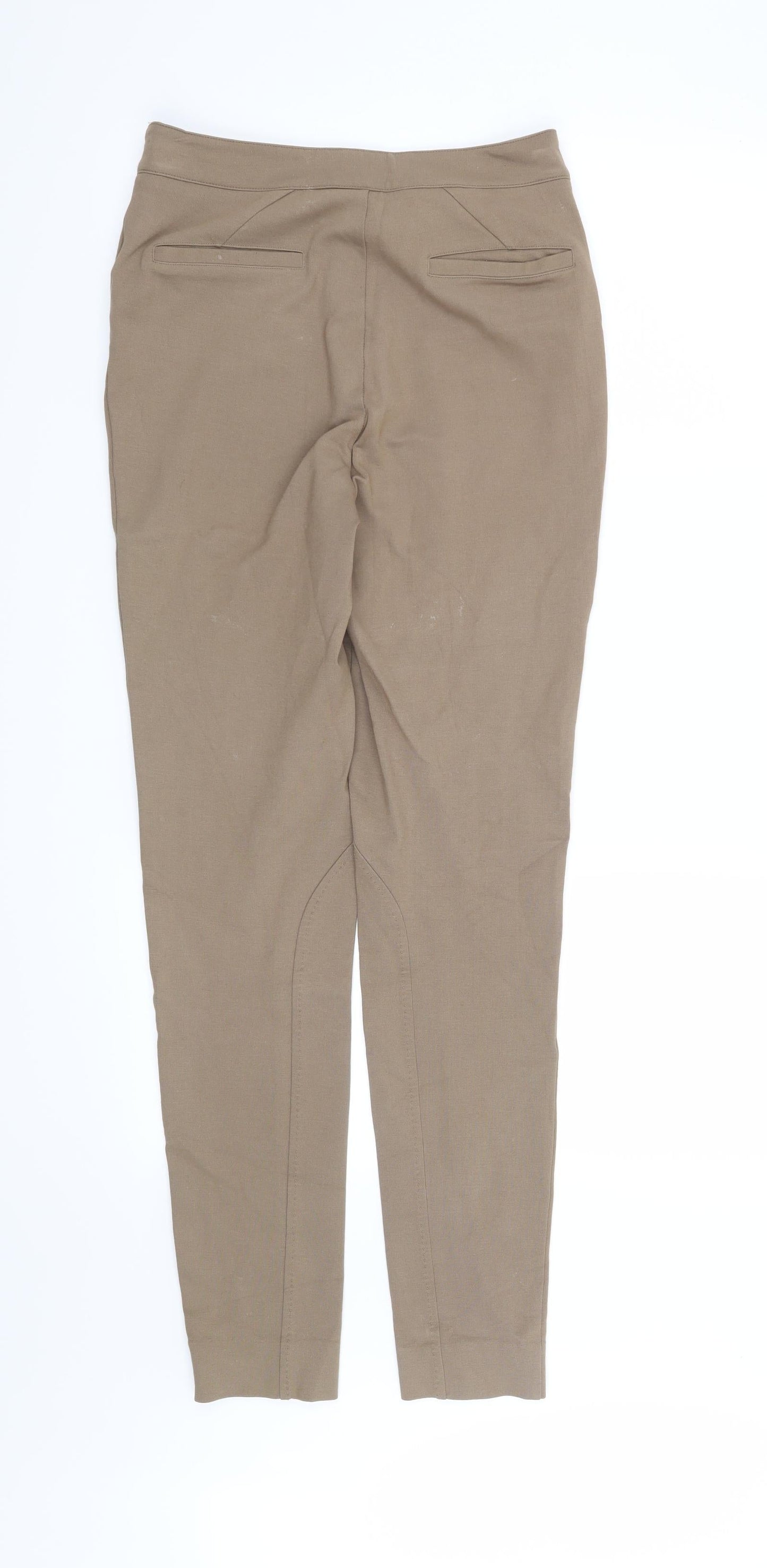 Womens UK Size 10 Preworn Regular Fit  Brown Trousers