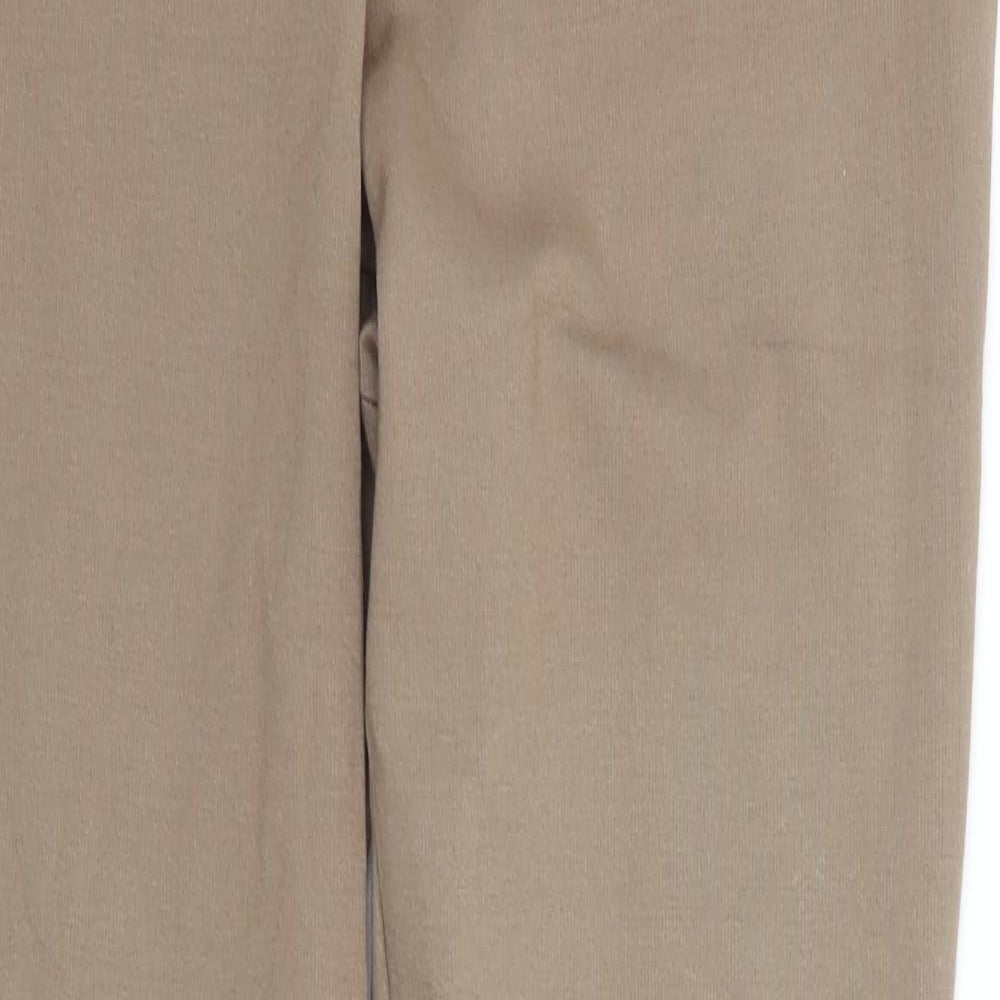 Womens UK Size 10 Preworn Regular Fit  Brown Trousers