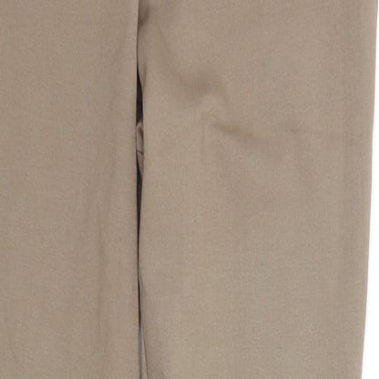 Womens UK Size 10 Preworn Regular Fit  Brown Trousers