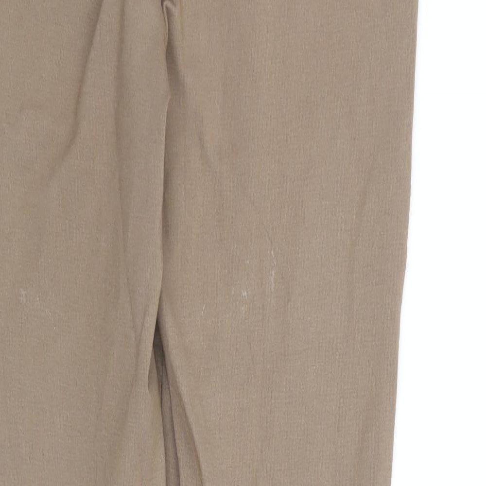Womens UK Size 10 Preworn Regular Fit  Brown Trousers