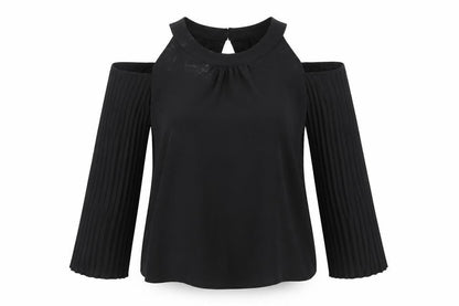 Womens UK Size M Preworn Black Basic Blouse