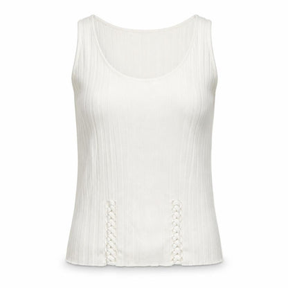 Kaleidoscope Womens White   Vest Jumper Size 10