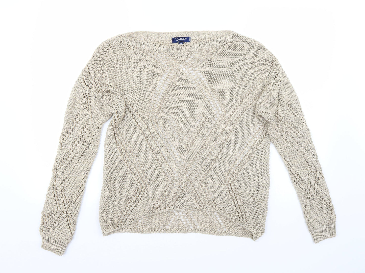 Leonard Womens Beige   Pullover Jumper Size M