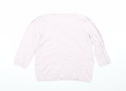 Marks & Spencer Womens Purple   Pullover Jumper Size 12