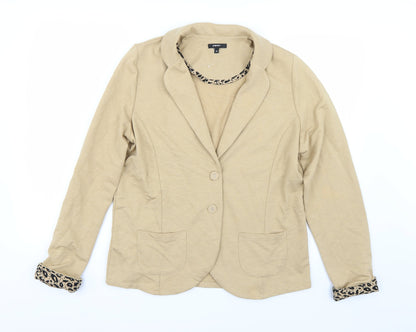 Papaya Womens Beige   Jacket Coat Size 16