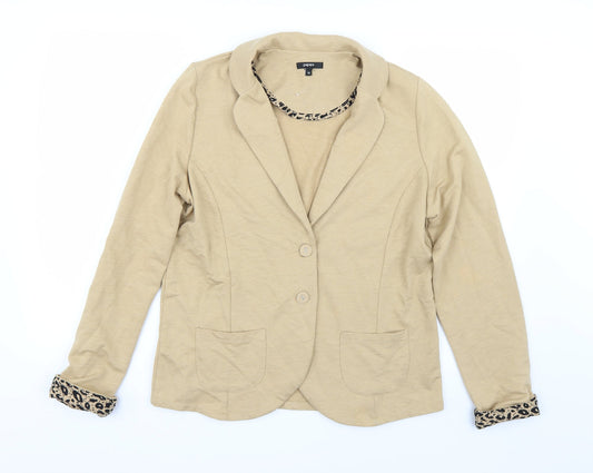 Papaya Womens Beige   Jacket Coat Size 16