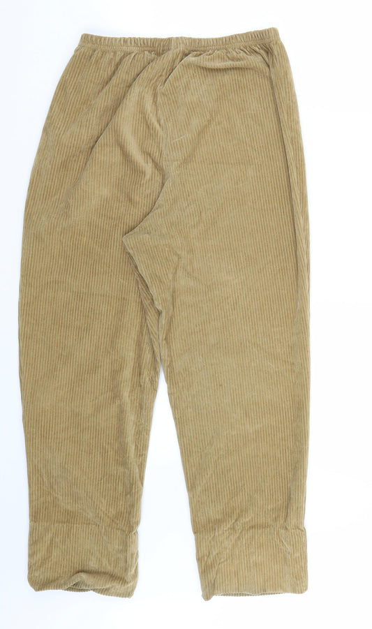 Cotton Traders Womens Brown   Sweatpants Trousers Size 10 L26 in